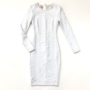 Bebe Bodycon Lined Back Zip Dress a Size XS